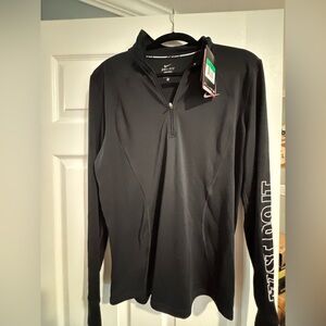 Nike Dri-FIT Black Quarter Zip Jacket